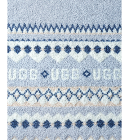 UGG® Polaris Knit Throw, 50" x 70" - Light blue