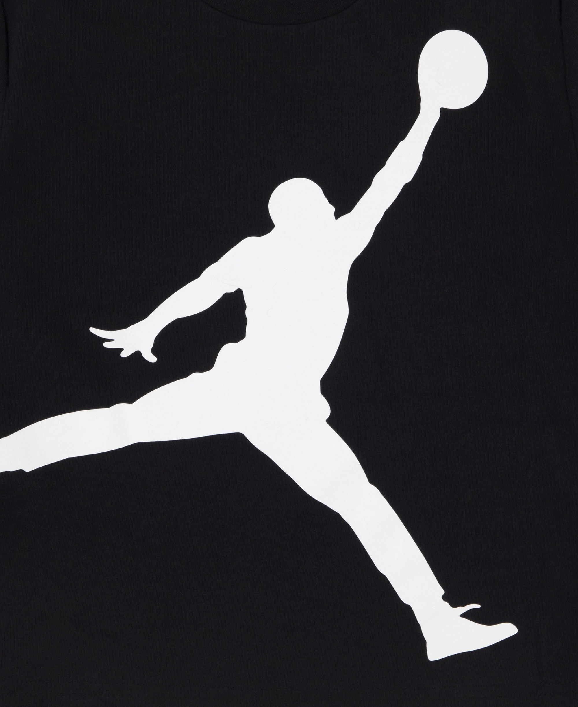 Jordan Boys' 2T-4T Jumbo Jumpman T-Shirt and Shorts, 2-Piece Set - Carbon Heather/Black