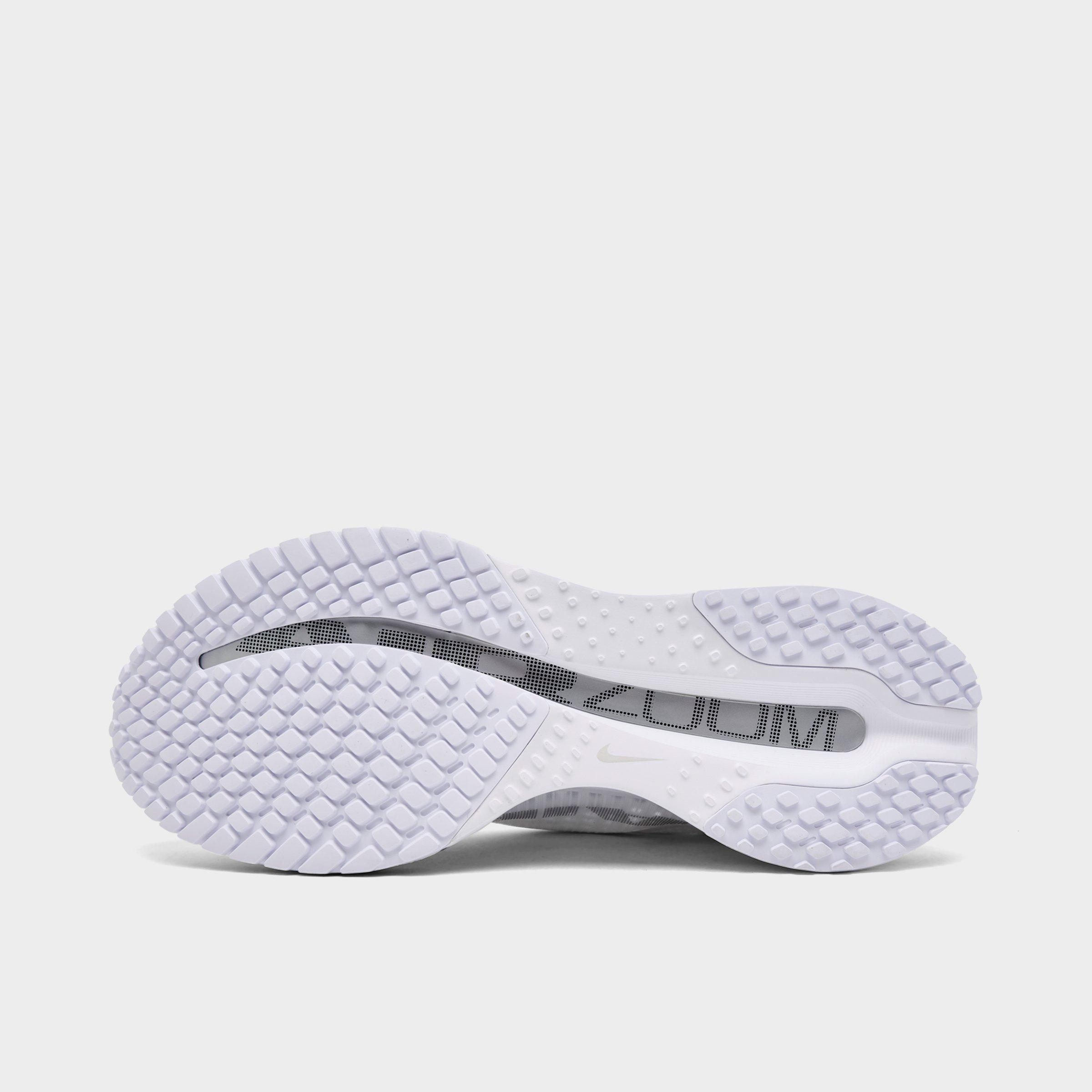 Men's Nithtke Pegasus Premium Running Shoes - Part 1 - White/Metallic Silver/Metallic Silver - Bottom view