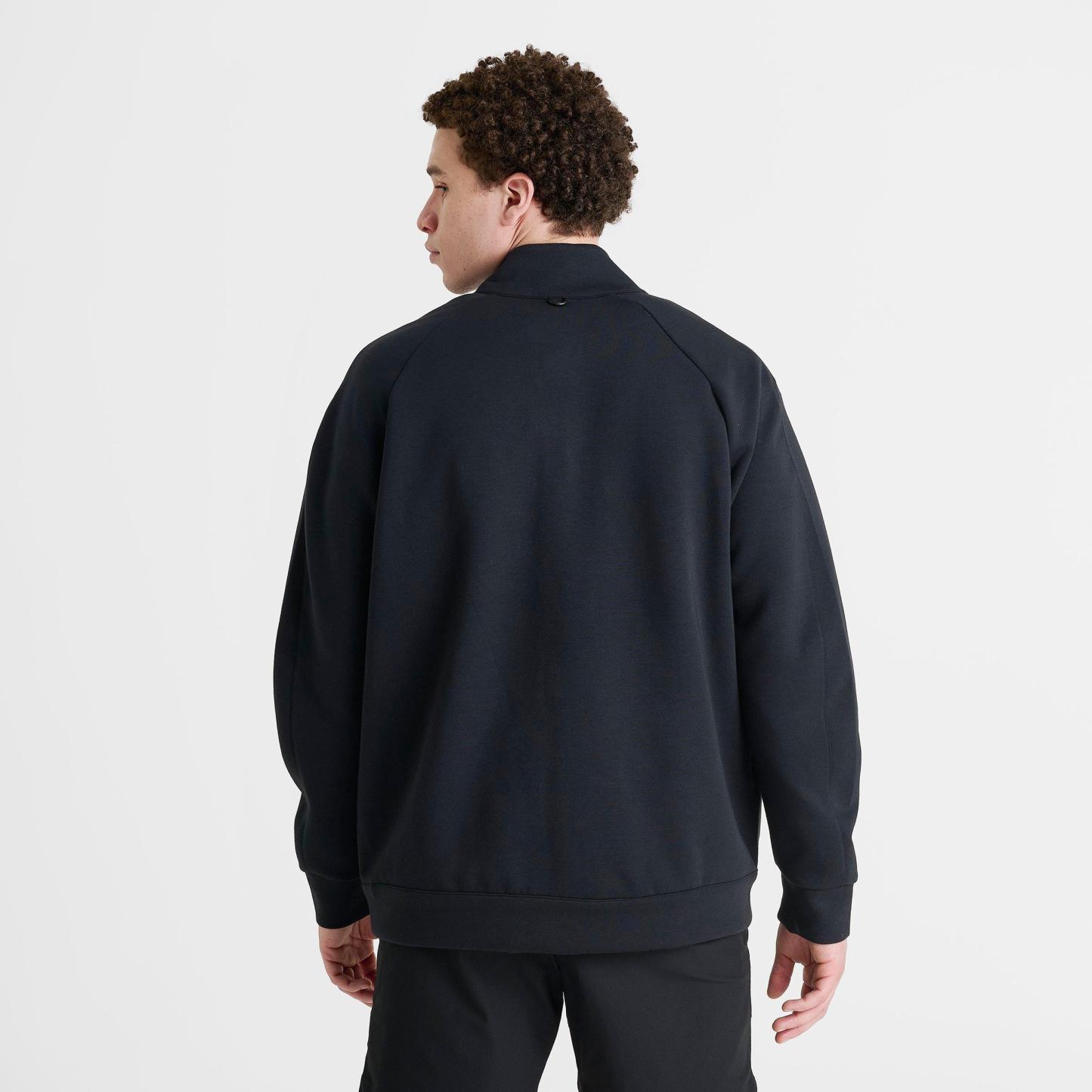 Men's Nithtke 24.7 ImpossiblySoft Dri-FIT Half-Zip Top - Black/Dark Smoke Grey