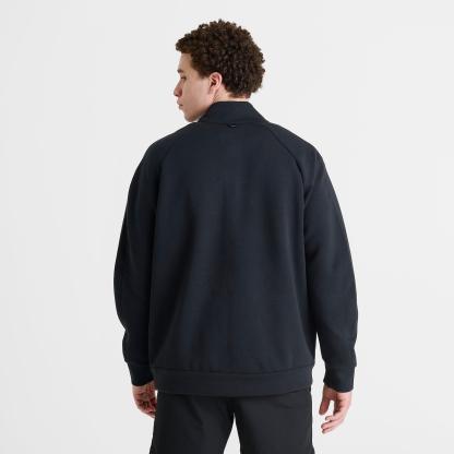 Men's Nithtke 24.7 ImpossiblySoft Dri-FIT Half-Zip Top - Black/Dark Smoke Grey