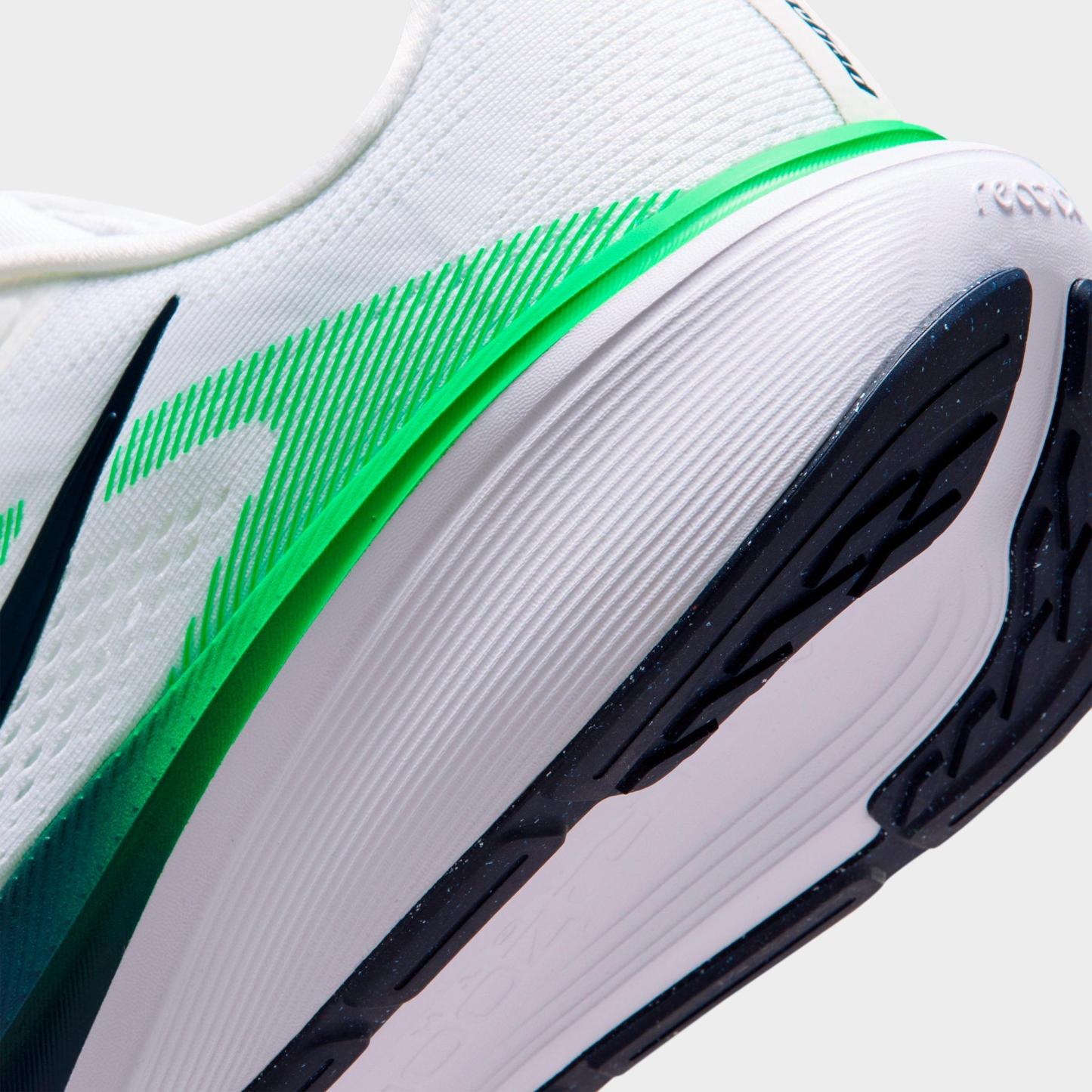 Big Kids' Nithtke Pegasus 42 Running Shoes - White/Green Spark/Midnight Navy - Detail shot