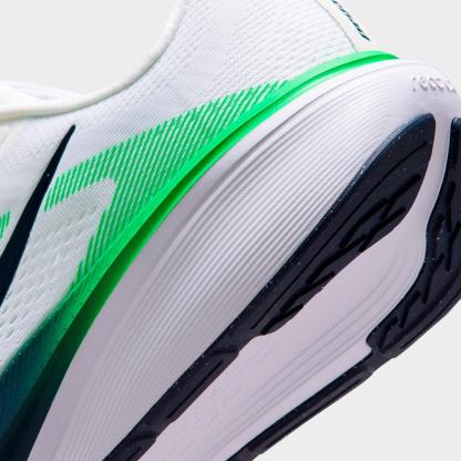 Big Kids' Nithtke Pegasus 42 Running Shoes - White/Green Spark/Midnight Navy - Detail shot