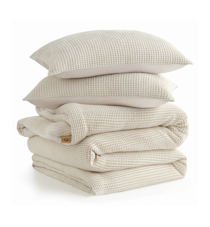 UGG® Kyla Waffle Comforter Set - Cream