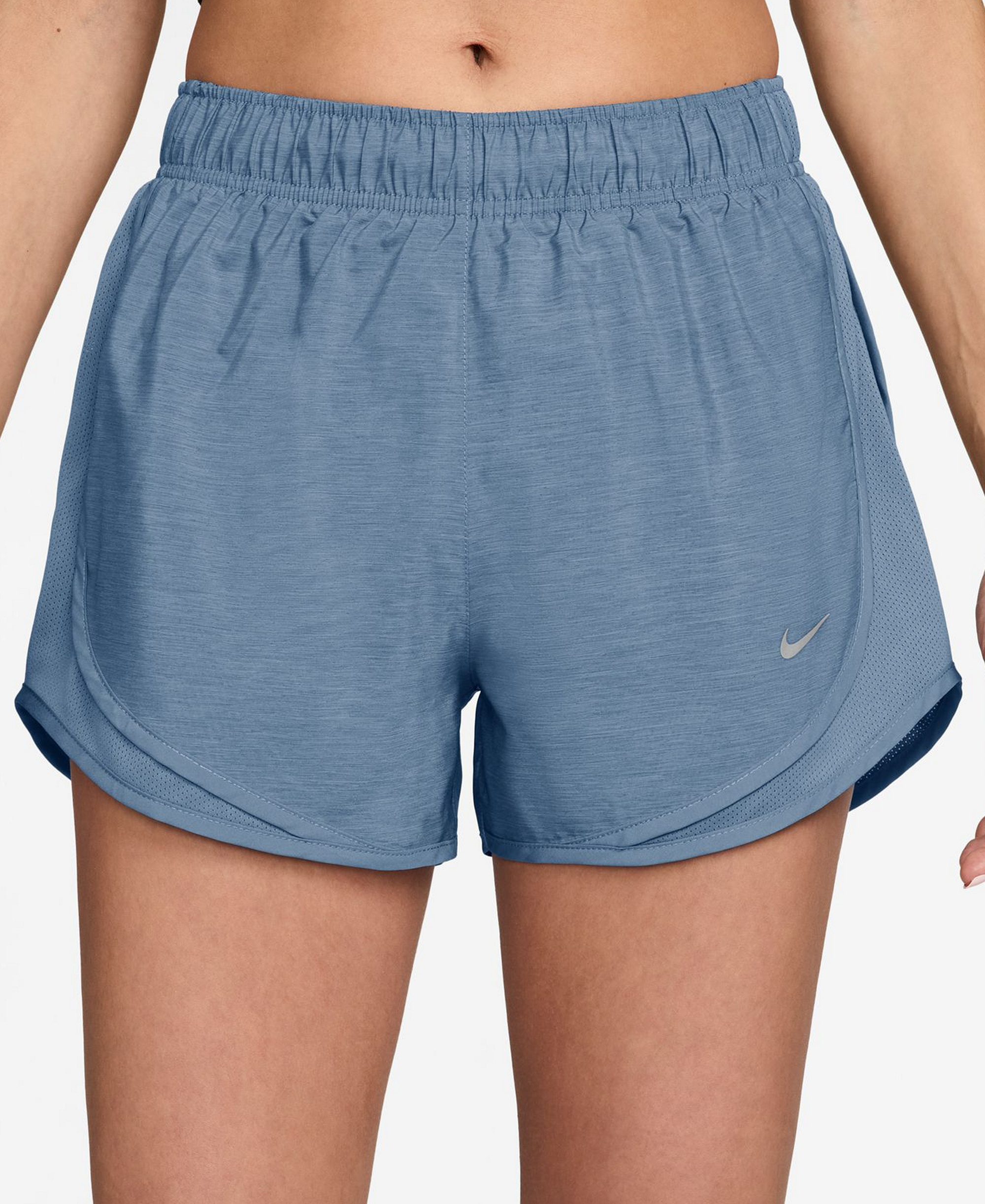 Nike Women's Tempo Dri-FIT Mid-Rise Running Shorts - Work Blue/work Blue/reflective Silv