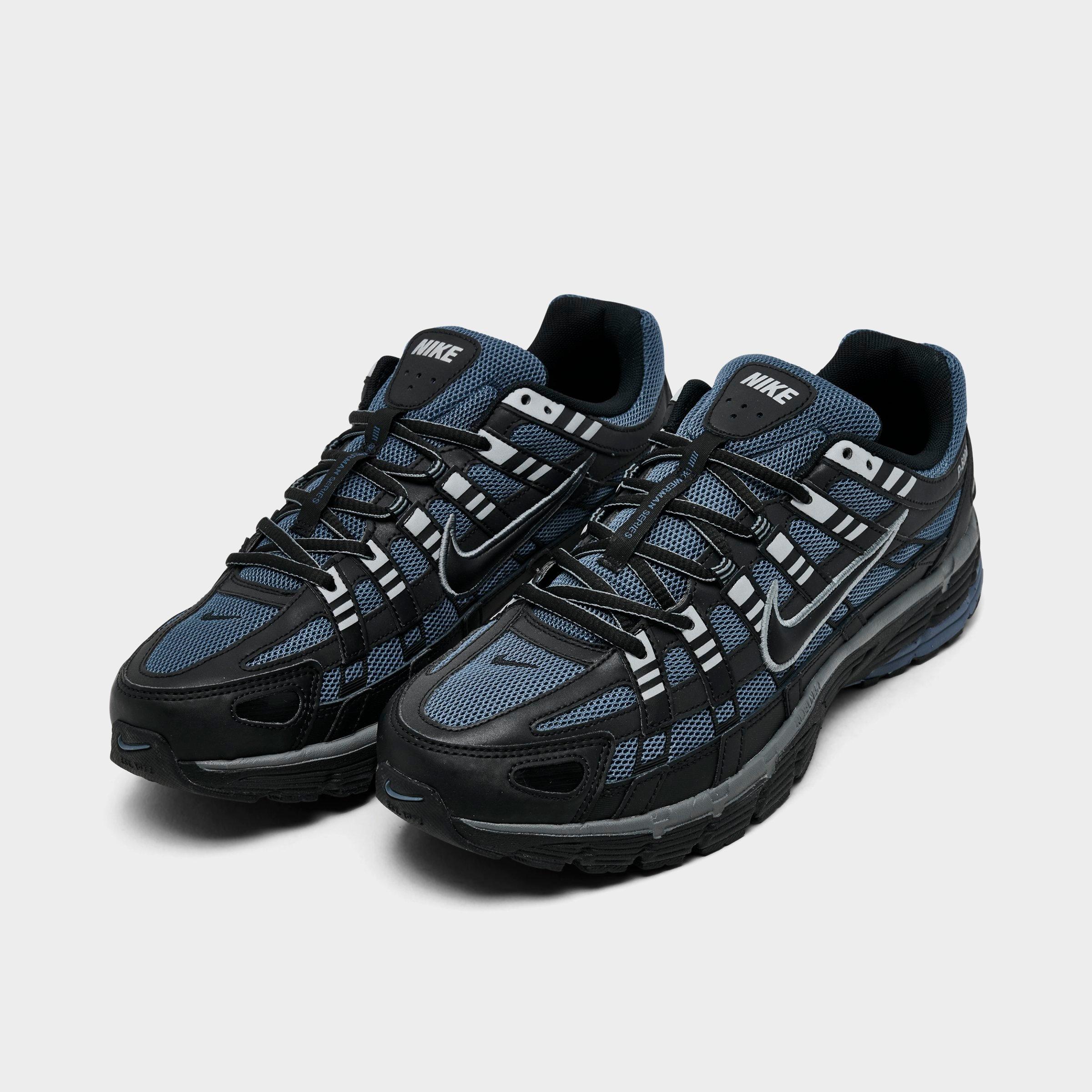 Men's Nithtke P-6000 Casual Shoes - Part 3 - Diffused Blue/Cool Grey/Metallic Silver/Black - Both shoes facing left