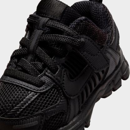 Infant and Kids' Toddler Nithtke Vomero 5 Stretch Lace Casual Shoes - Black/Black - Detail shot