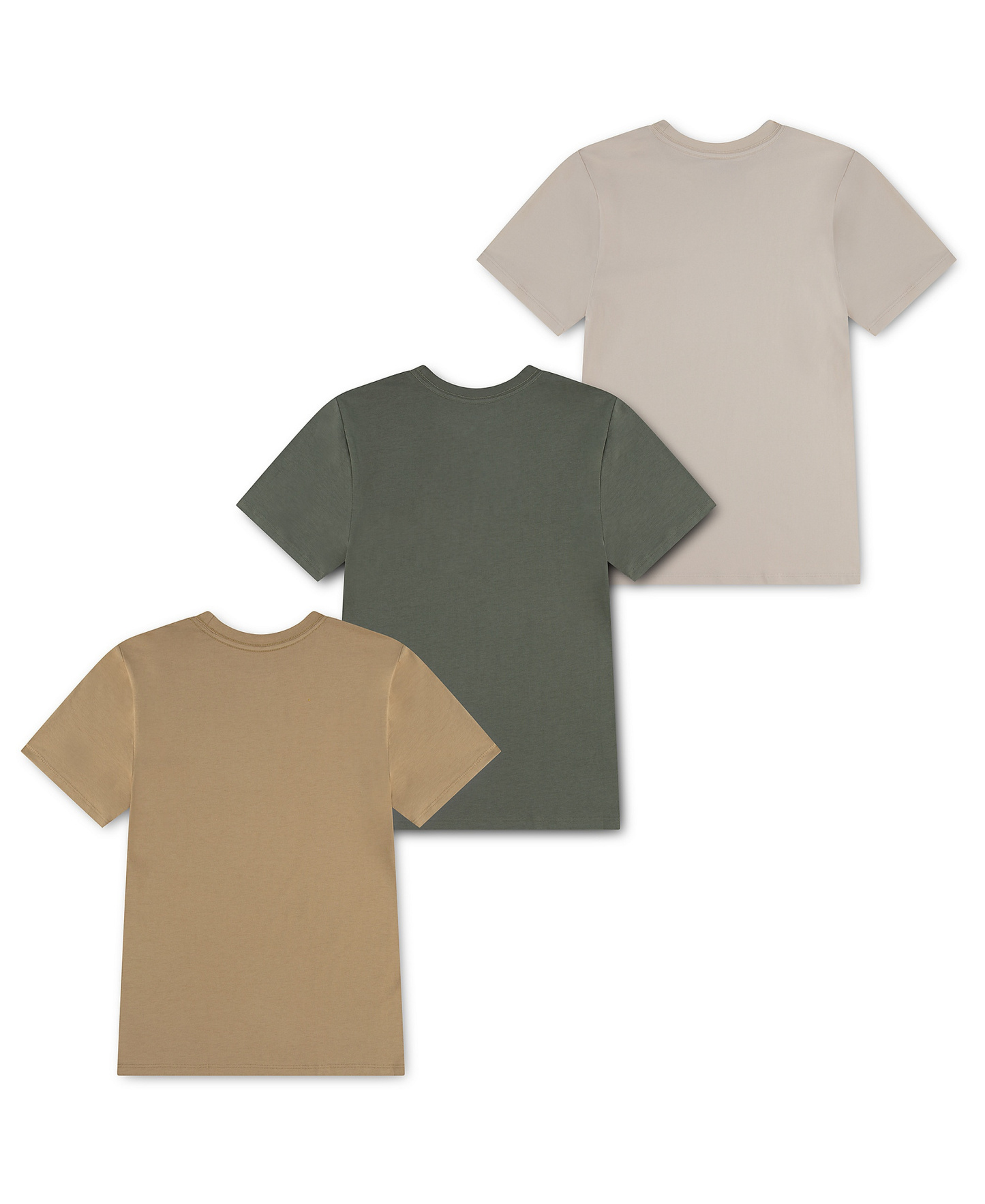 Polo Ralph Lauren Boys' 8-20 Crewneck Undershirts, 3-Pack - Full Cream