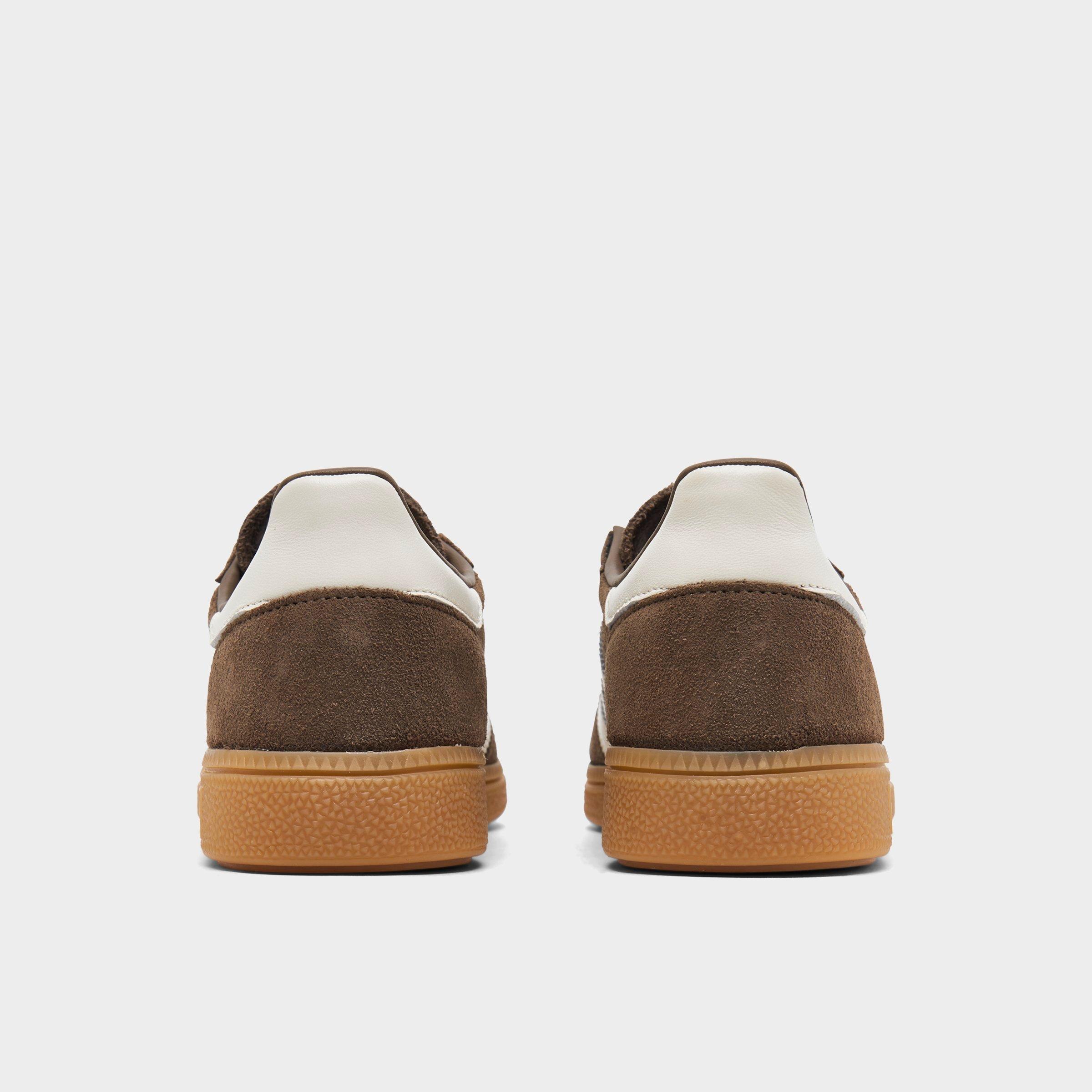 Women's adidas Originals Handball Spezial Casual Shoes - Part 1 - Earth Strata/Off White/Gum - Back view