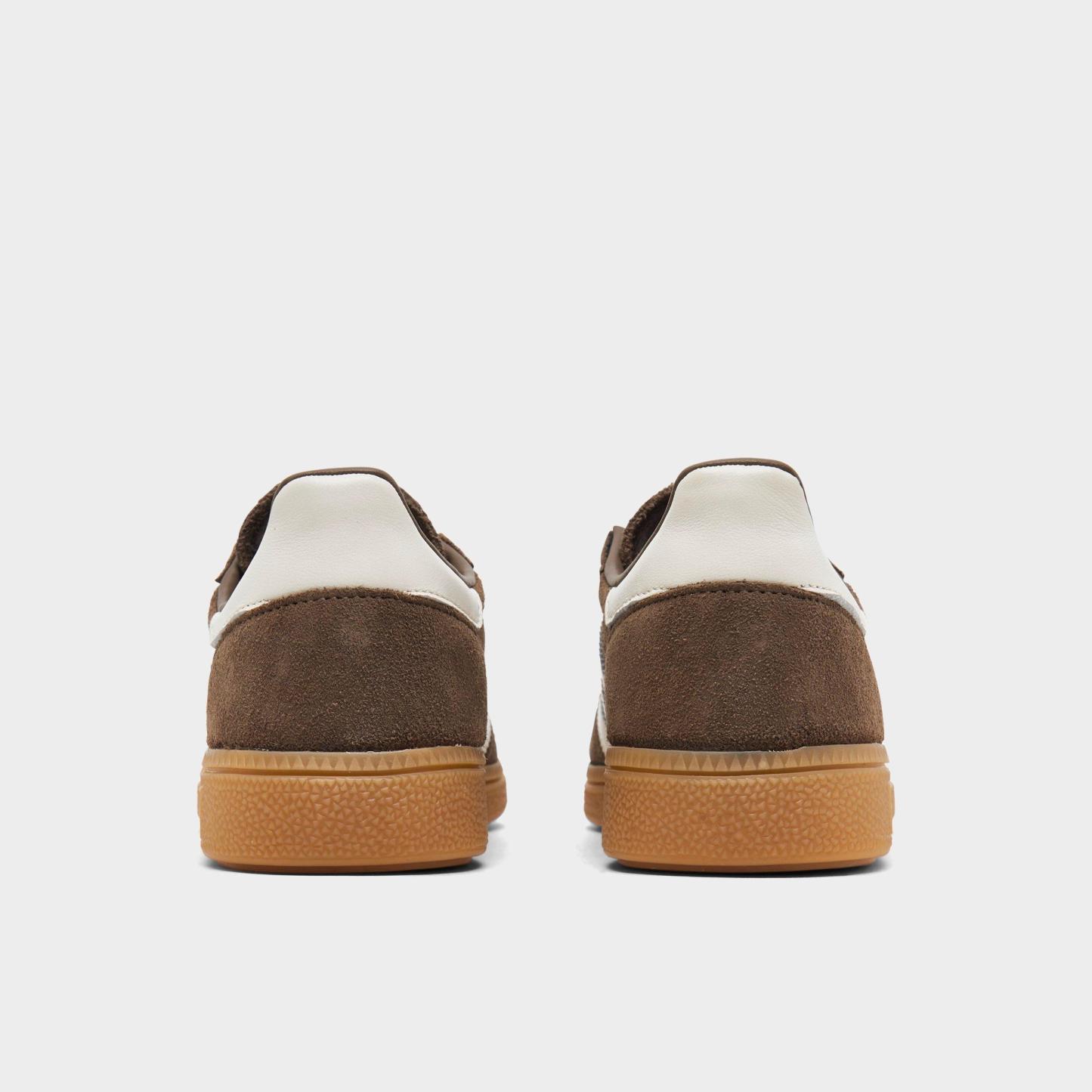 Women's adidas Originals Handball Spezial Casual Shoes - Part 1 - Earth Strata/Off White/Gum - Back view