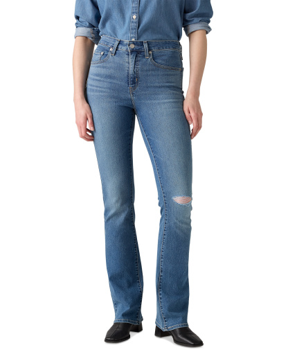 Levi's 725 High-Waist Classic Stretch Bootcut Jeans - Timeless Tint