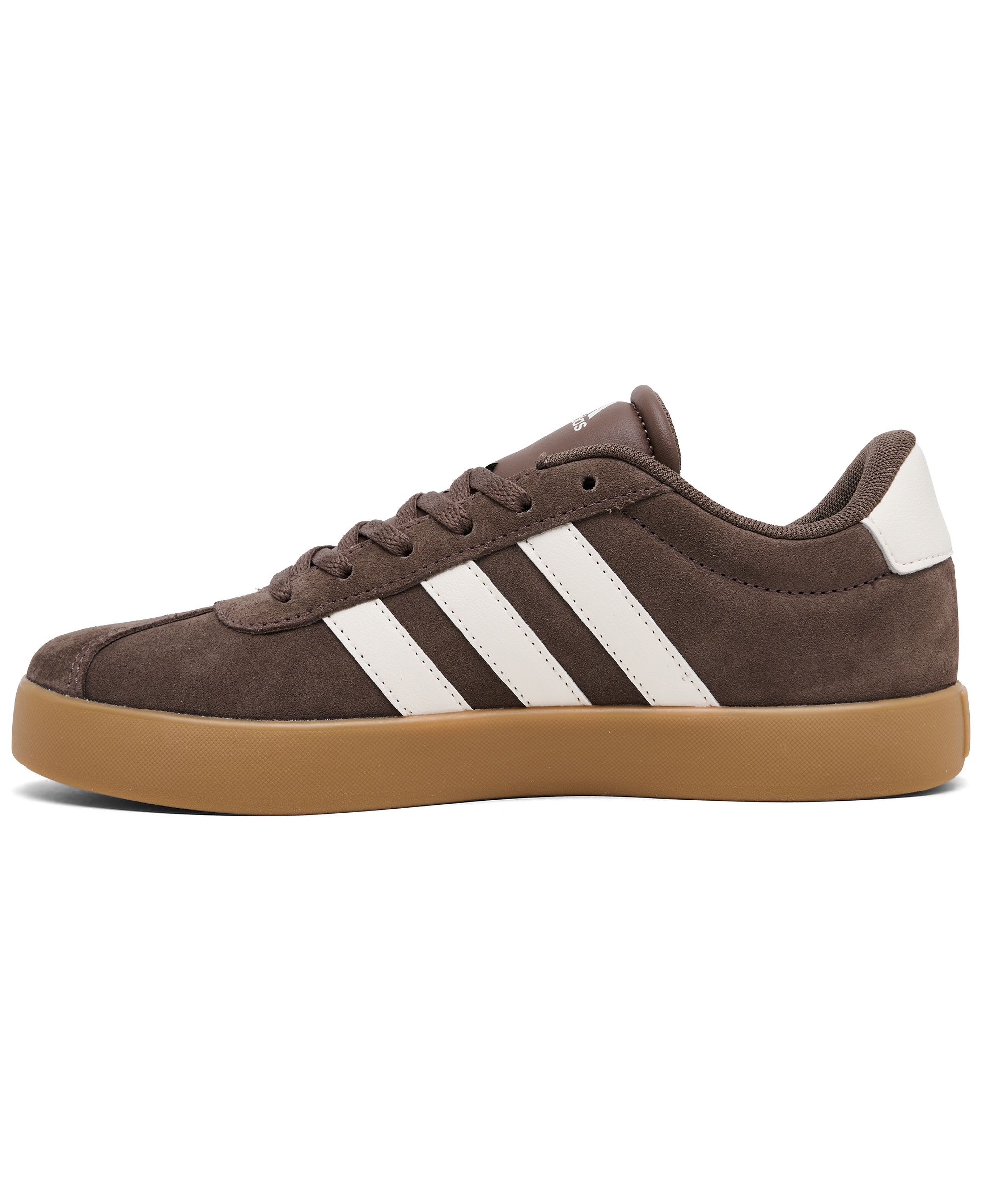 adidas Big Kids VL Court 3.0 Casual Sneakers from Finish Line - Earth Strata, White