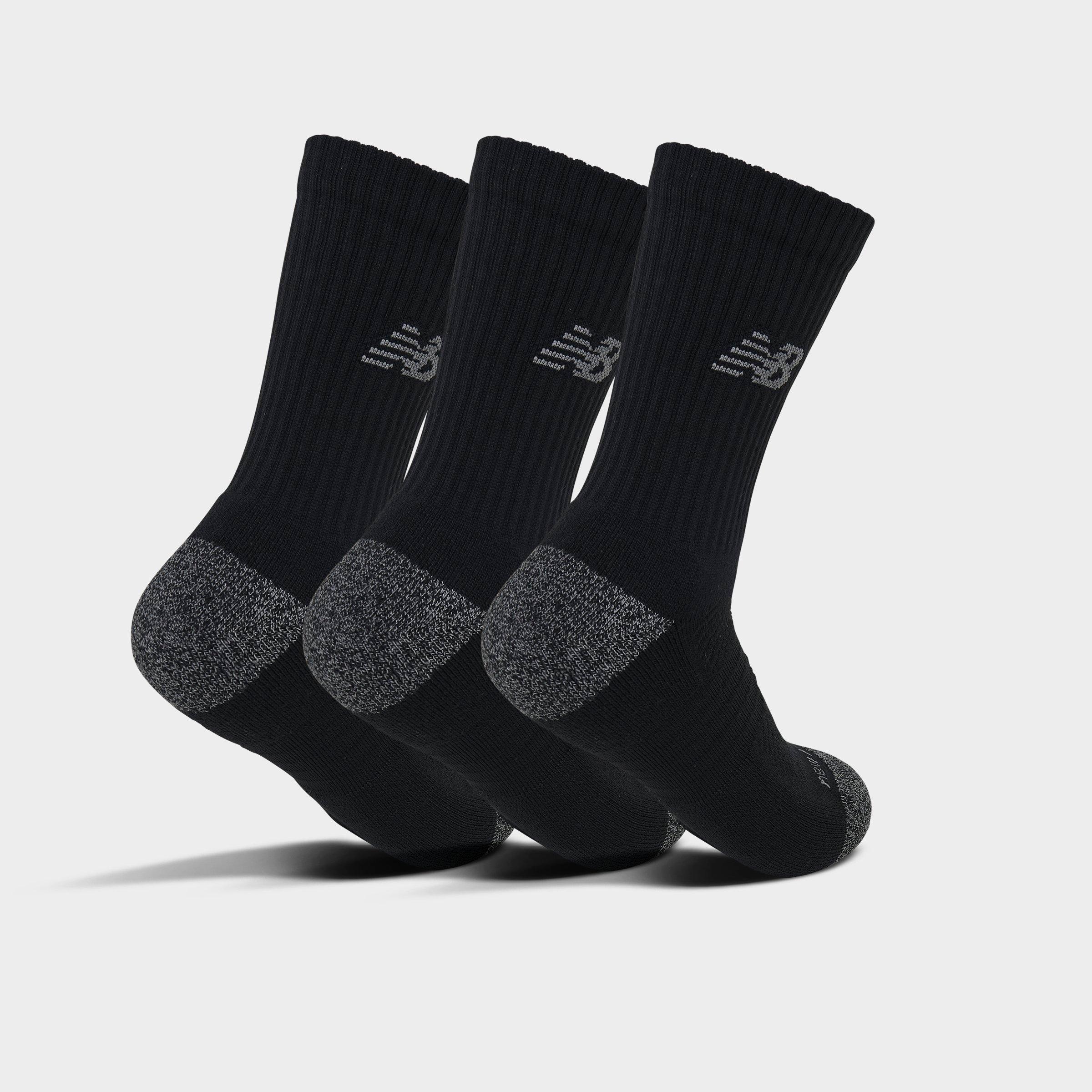 New Balance Active Crew Socks (3-Pack) - Core Black - view 2