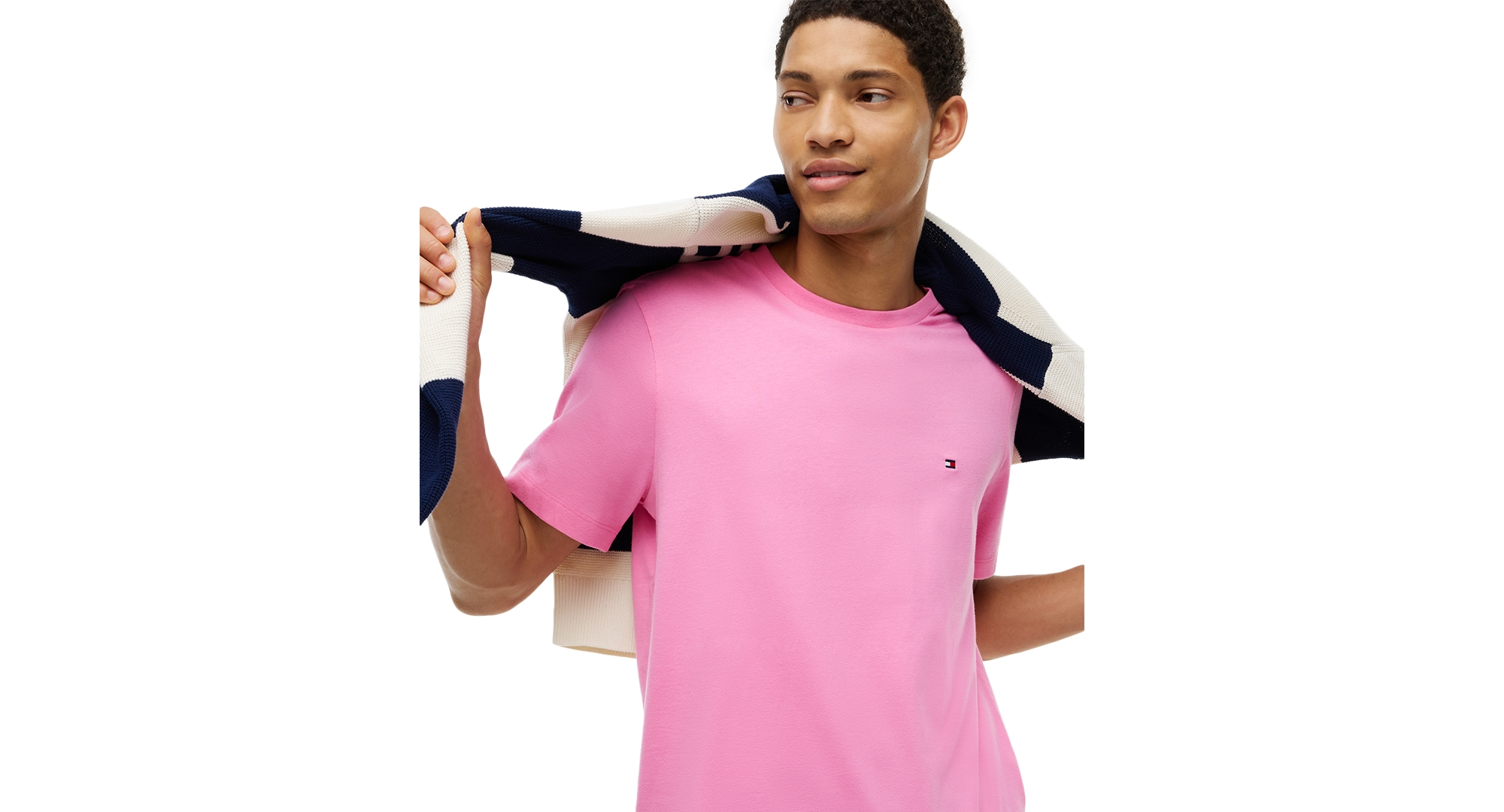 Tommy Hilfiger Men's Essential Regular-Fit T-Shirt - Synthetic Blush