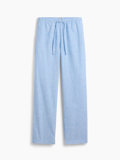 Adult Softest Flannel PJ Pants - Blue stripes
