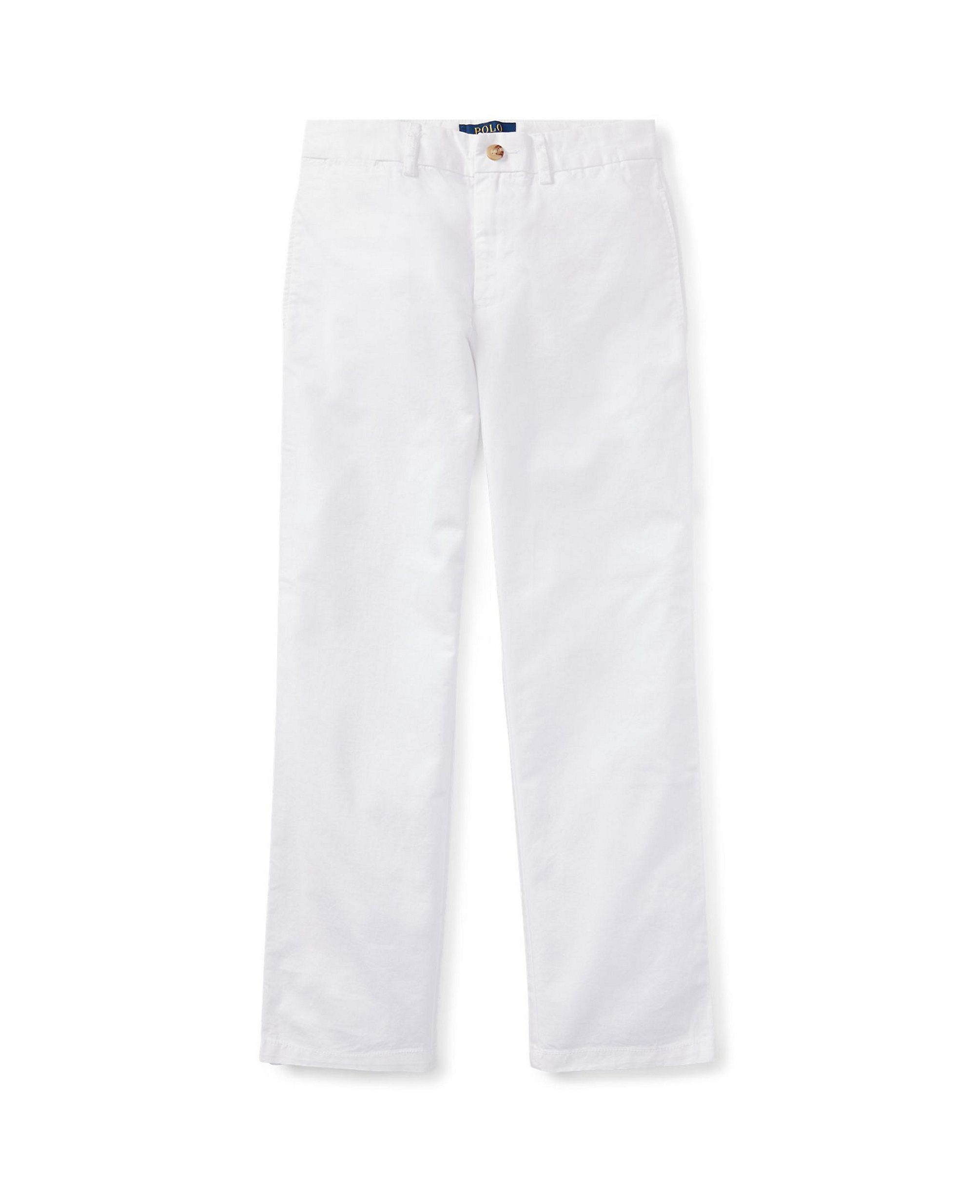 Polo Ralph Lauren Boys' 8-20 Straight-Fit Stretch Twill Pants - White