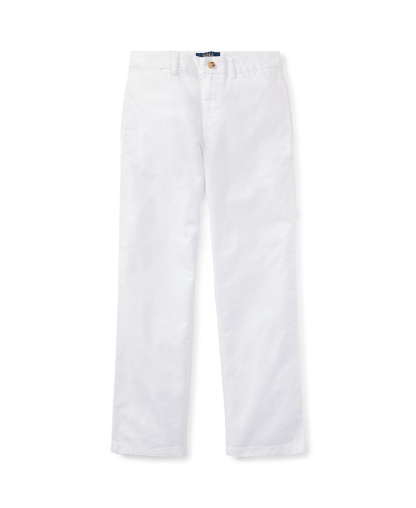 Polo Ralph Lauren Boys' 8-20 Straight-Fit Stretch Twill Pants - White