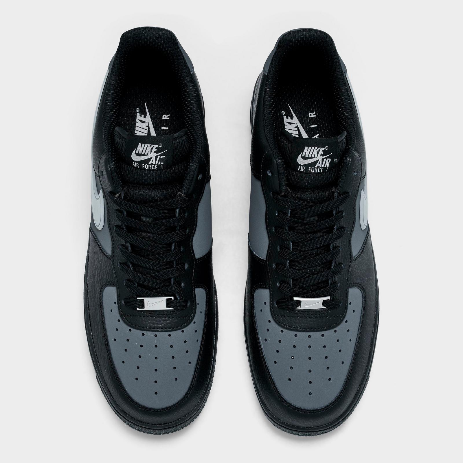 Men's Nike Air Force 1 '07 LV8 Casual Shoes - Black/Iron Grey/Light Smoke Grey (IR1475-010)