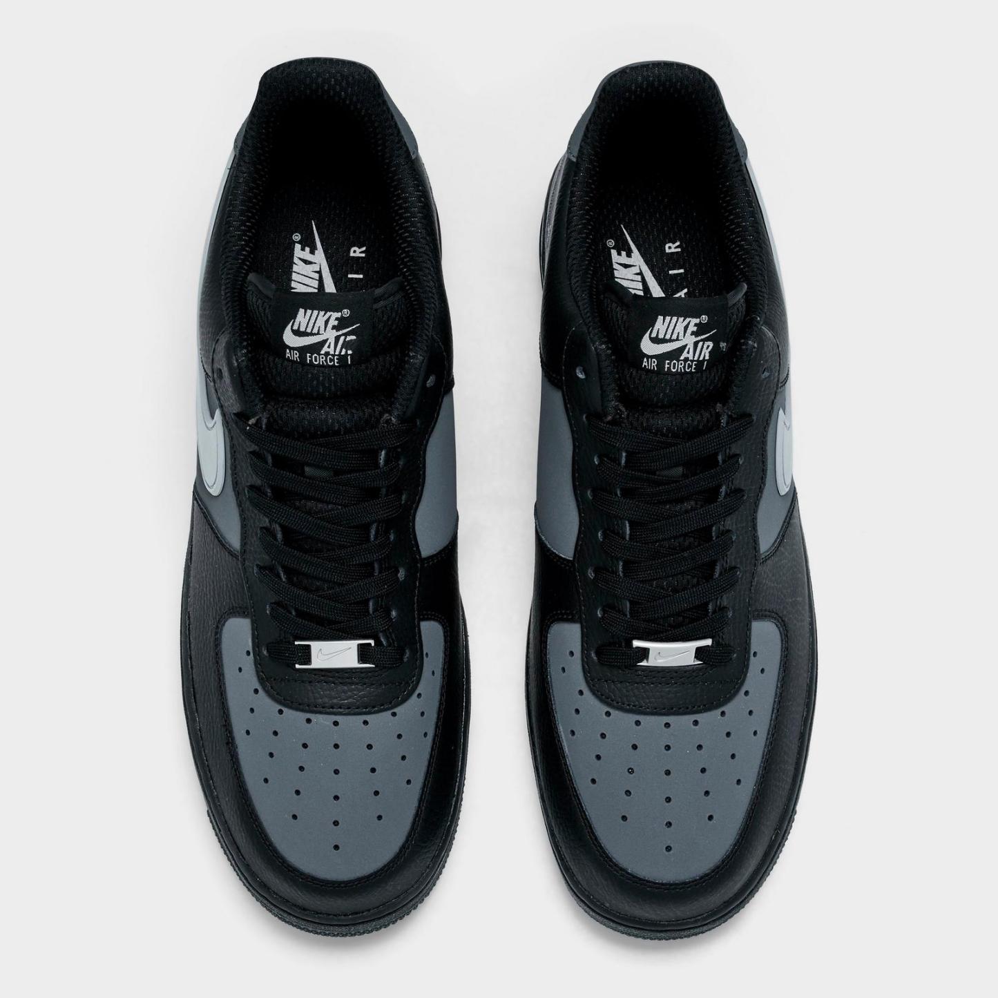 Men's Nike Air Force 1 '07 LV8 Casual Shoes - Black/Iron Grey/Light Smoke Grey (IR1475-010)