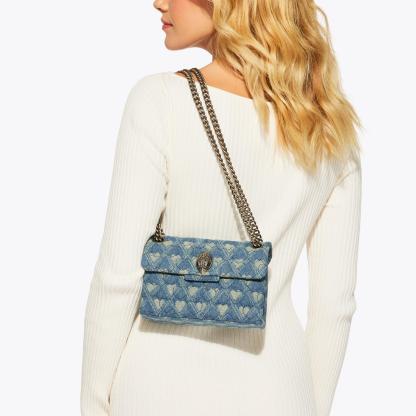 Kurt Geiger London Mini Kensington Soft Bag - Blue - view 2