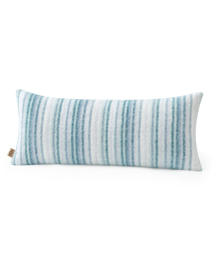 UGG® Joanna Lightweight Decorative Pillow, 36" x 14" - Silver Blue