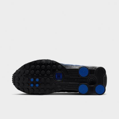 Men's Nithtke Shox R4 Casual Shoes - Racer Blue/Black/Black - Bottom view