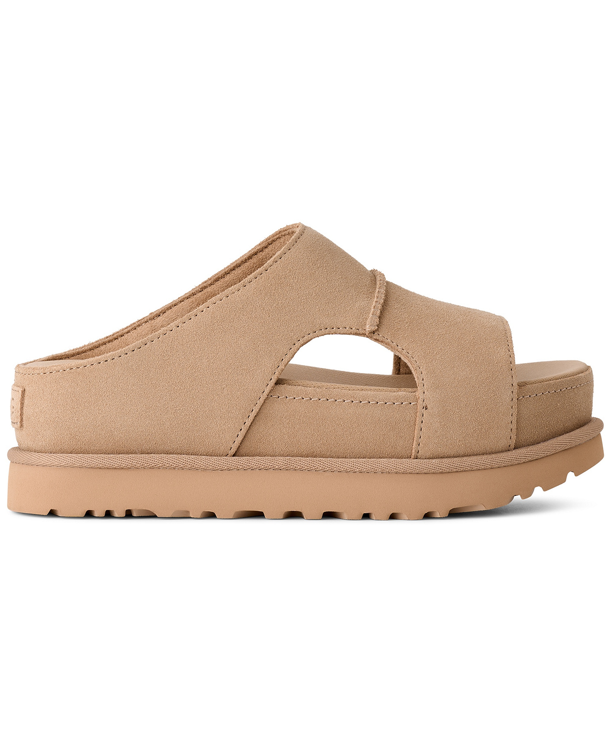 UGG® Women's Goldenstar Hi Cutout Open Toe Slide Sandals - Sand