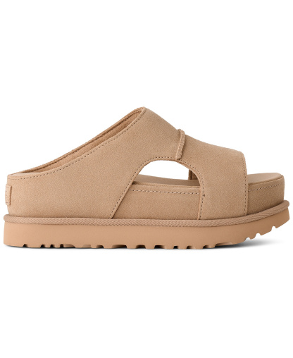 UGG® Women's Goldenstar Hi Cutout Open Toe Slide Sandals - Sand