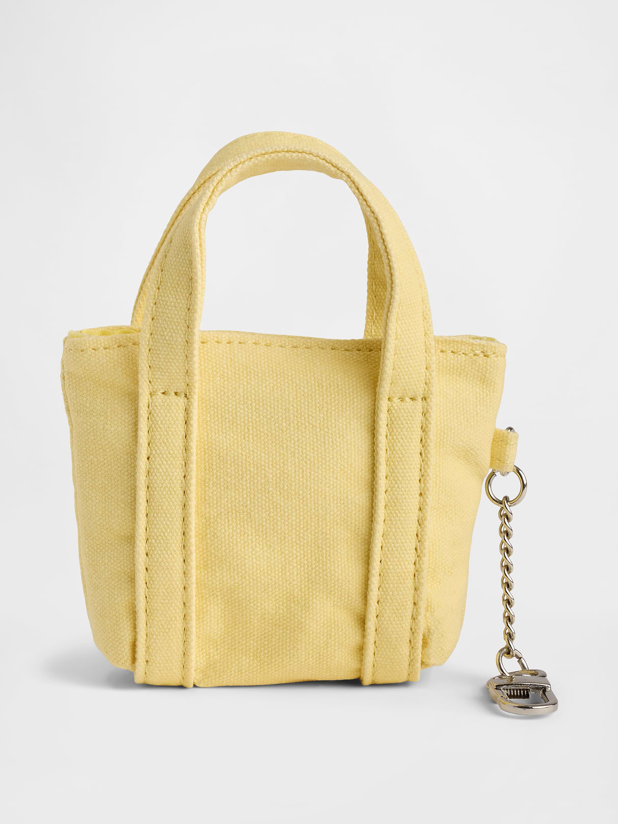 Logo Tote Bag Charm - Havana yellow