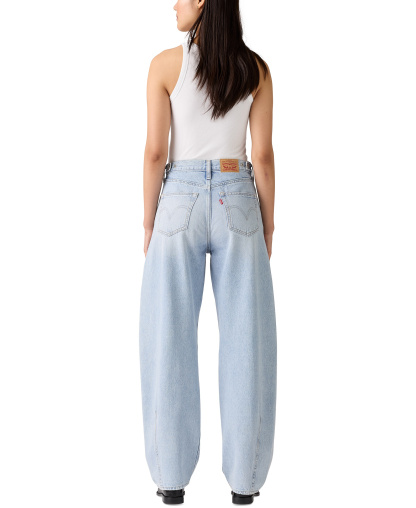 Levi's Women's Cinch High-Rise Barrel-Leg Jeans - Abraided Art