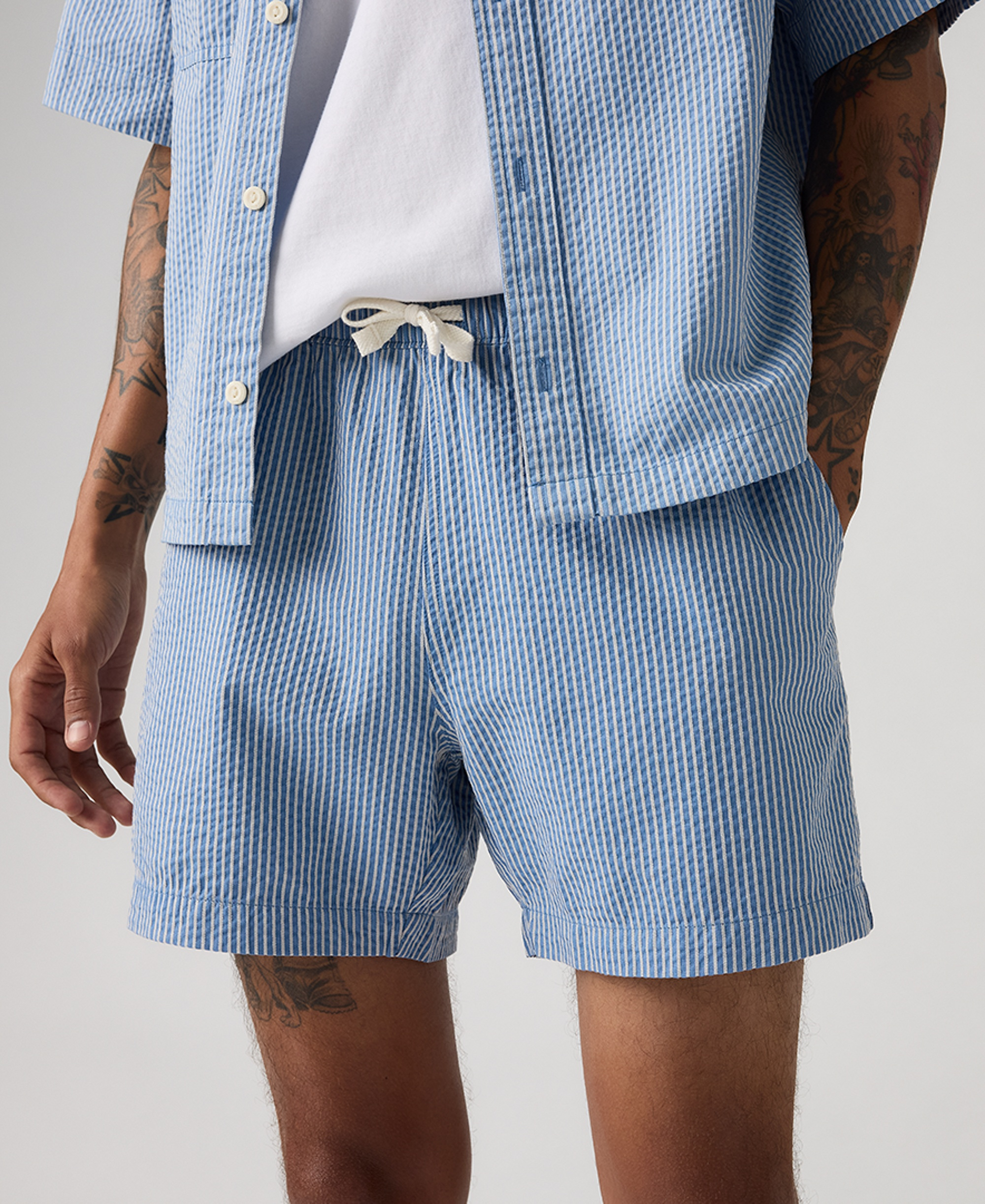 Levi's Men's XX Chino Easy Cotton Linen 6" Drawstring Shorts - Quiet Harbor