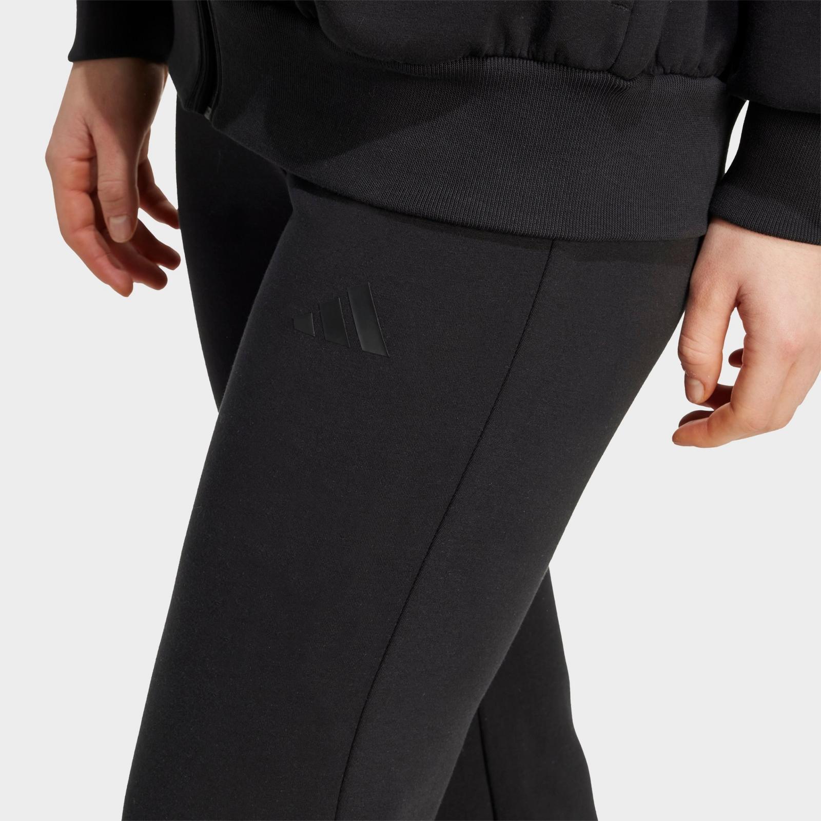 Women's adidas Sportswear Soft Lux Flared Pants - Black - view 4