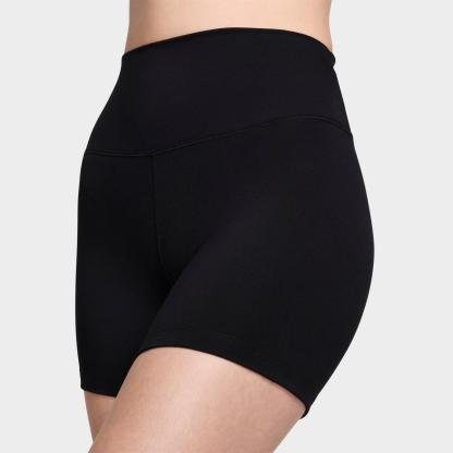 Women's Nike One High-Waisted 5" Biker Shorts - Black