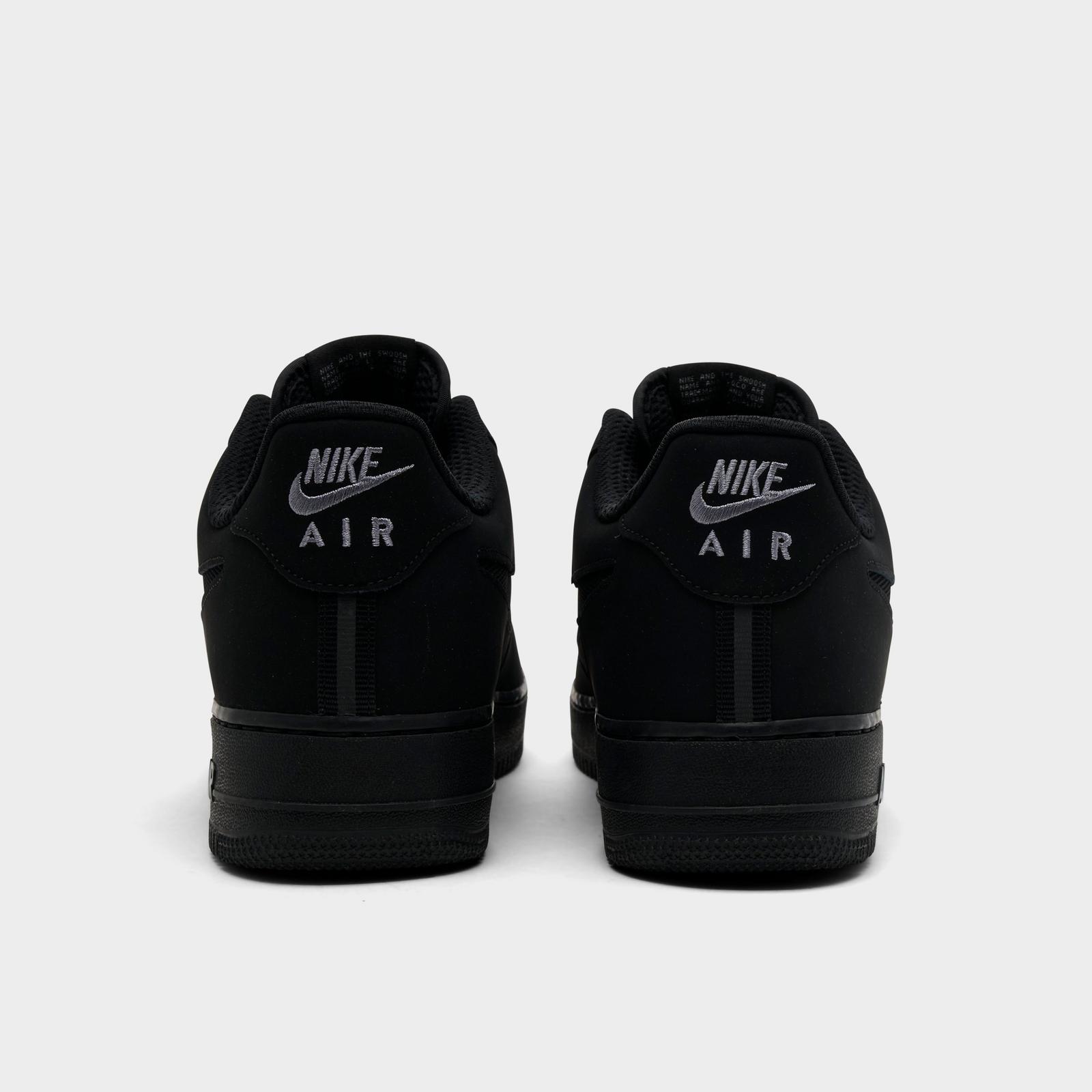Men's Nike Air Force 1 '07 LV8 Casual Shoes - Black/Cool Grey/Cool Grey