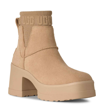 UGG® Women's Moxy Block Heel Chelsea Booties - Sand