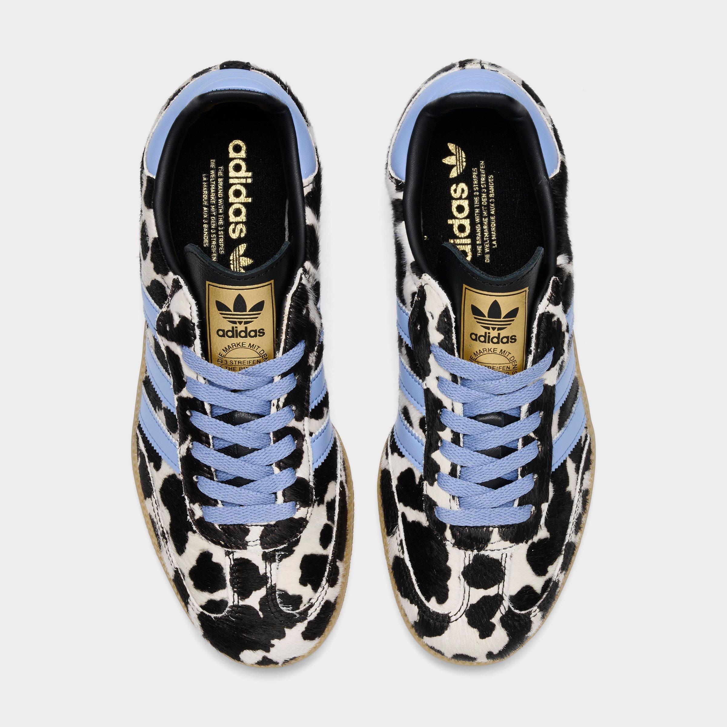 Women's adidas Originals Samba OG Casual Shoes - Part 5 - Chalk Blue/Core Black/Core Black - Top view