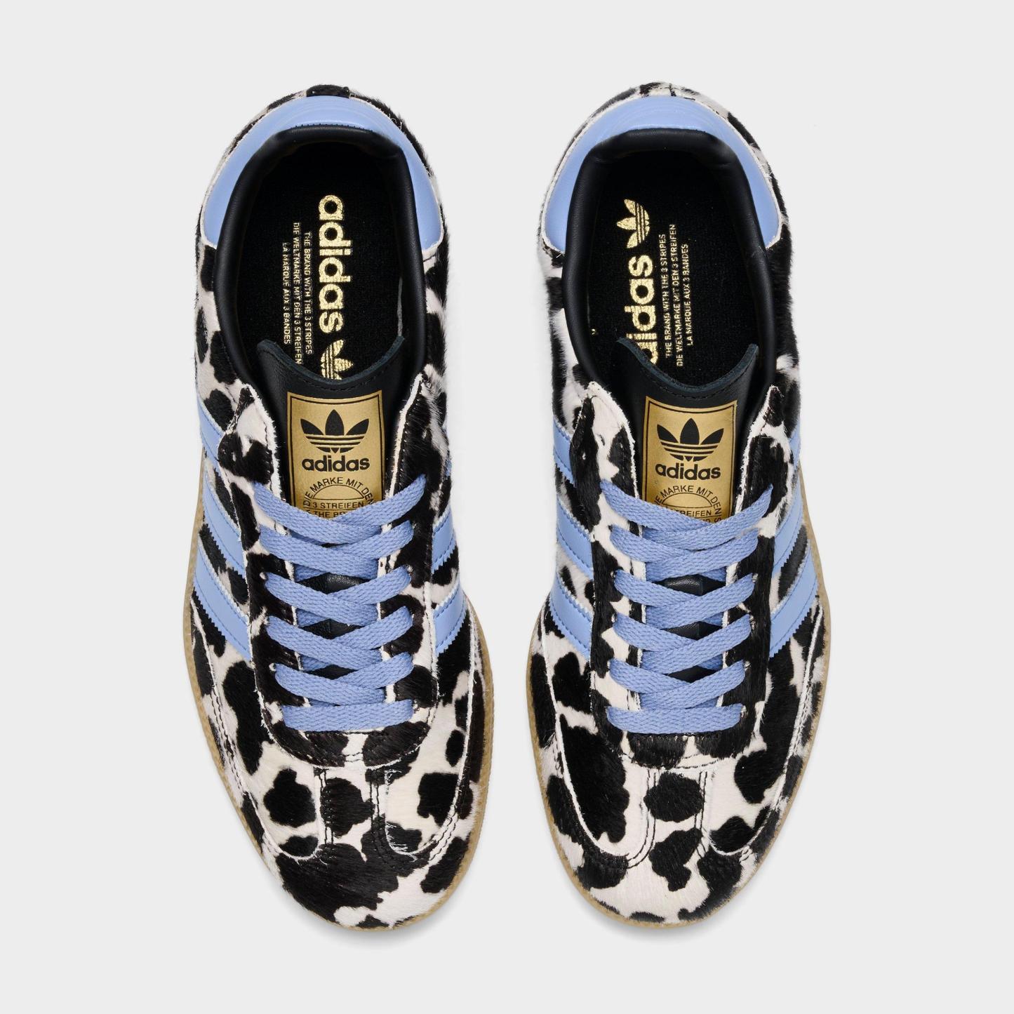 Women's adidas Originals Samba OG Casual Shoes - Part 5 - Chalk Blue/Core Black/Core Black - Top view