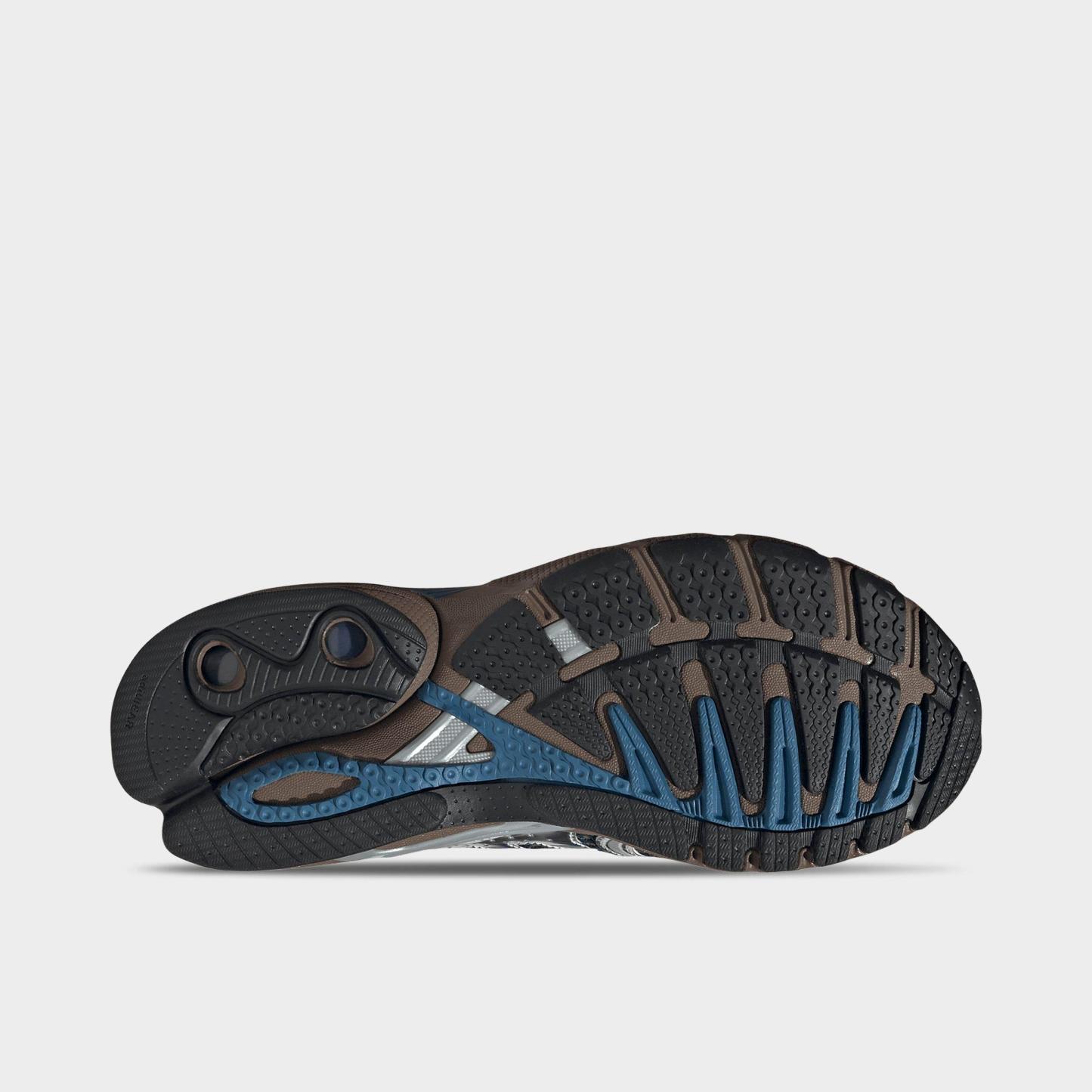 Women's adidas Adistar Control 5 Pony Print Casual Shoes - Part 3 - Earth Strata/Victory Blue/Silver Metallic - Bottom view