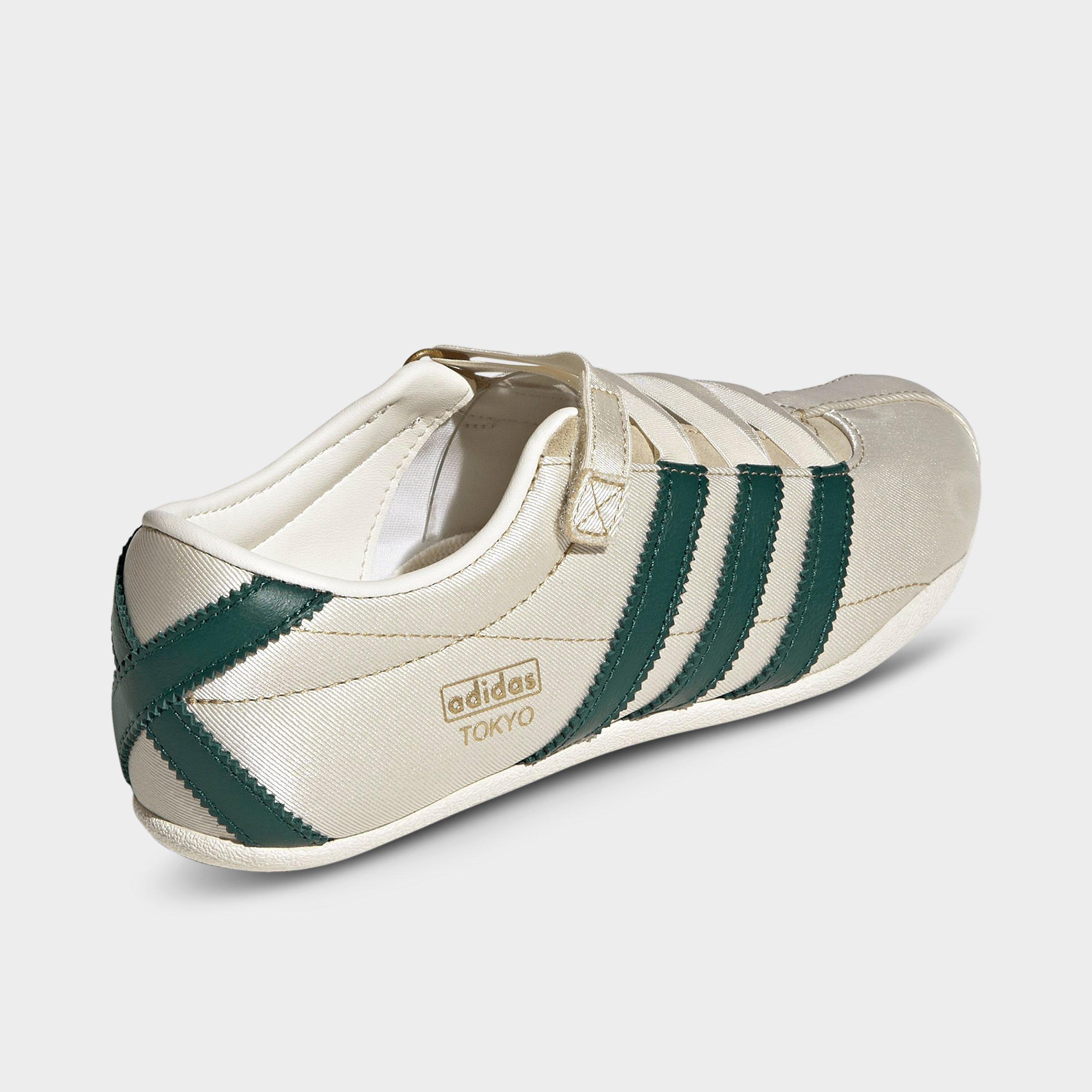 Women's adidas Originals Tokyo MJ Casual Shoes - Part 1 - Thermal Chrome/Collegiate Green/Gold Metallic - Back view