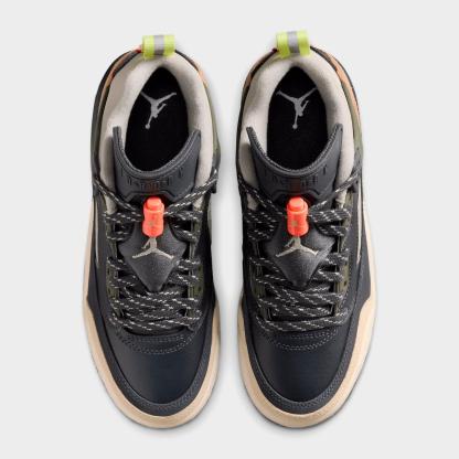 Big Kids' Jordan Spizike Low Casual Shoes - Anthracite/Light Wild Mango/Cargo Khaki/Spruce Fog - view 5