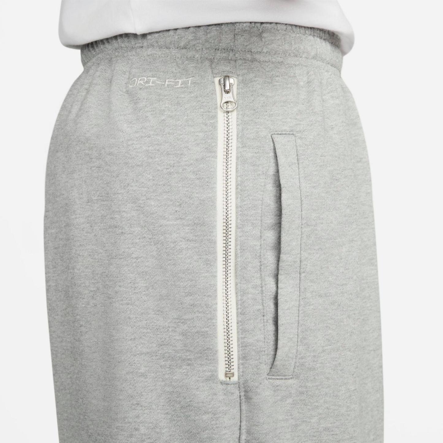 Men's Nike Dri-FIT Standard Issue French Terry Shorts - Dark Grey Heather/Pale Ivory