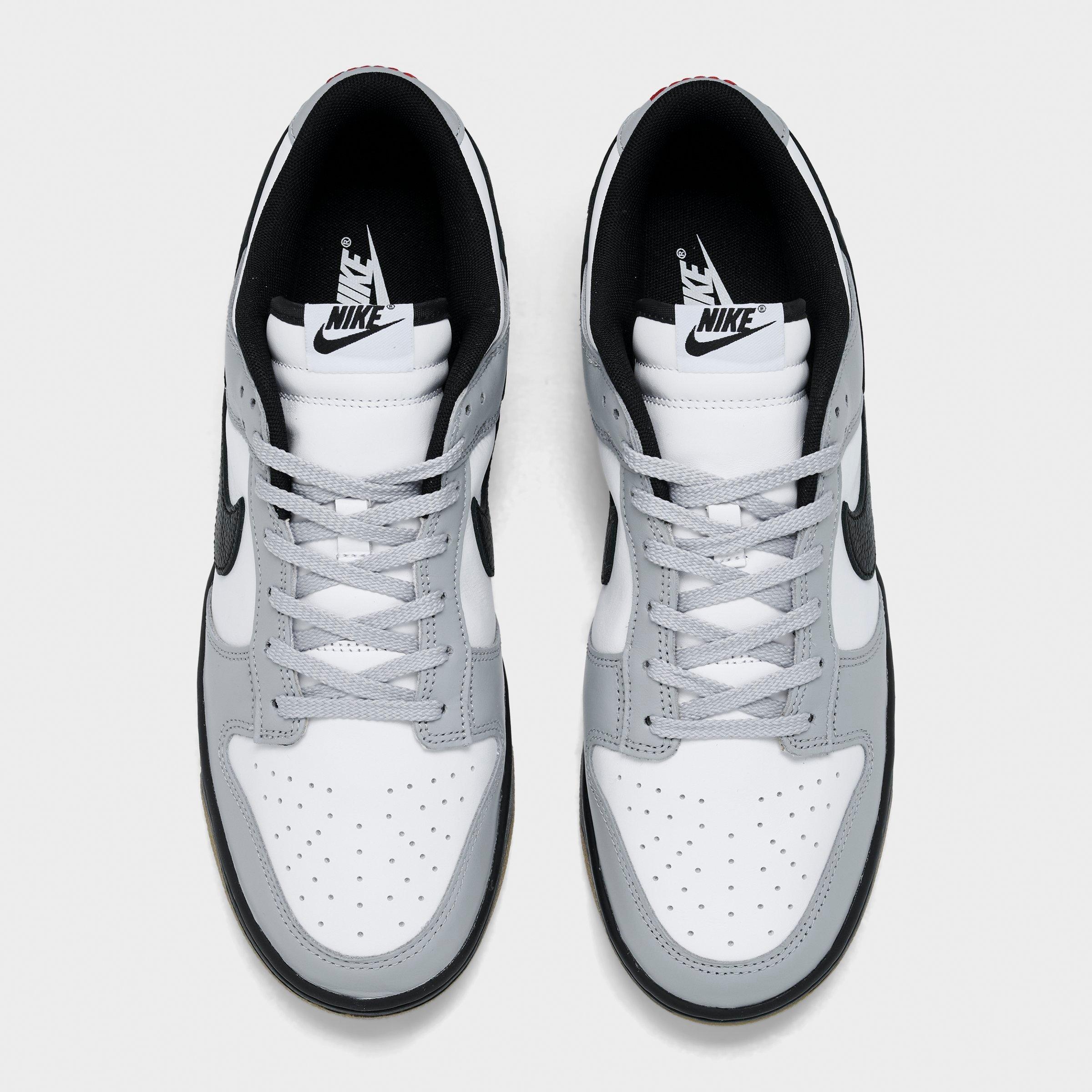 Men's Nithtke Dunk Low Retro Casual Shoes - Part 1 - White/Black/Wolf Grey/Gum Light Brown - Top view