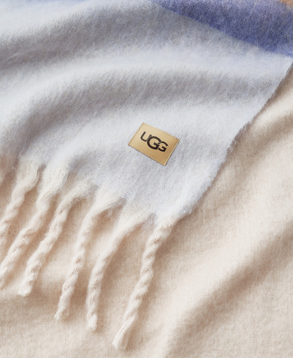 UGG® Simona Faux Mohair Throw, 50" x 70" - Misty Wisteria
