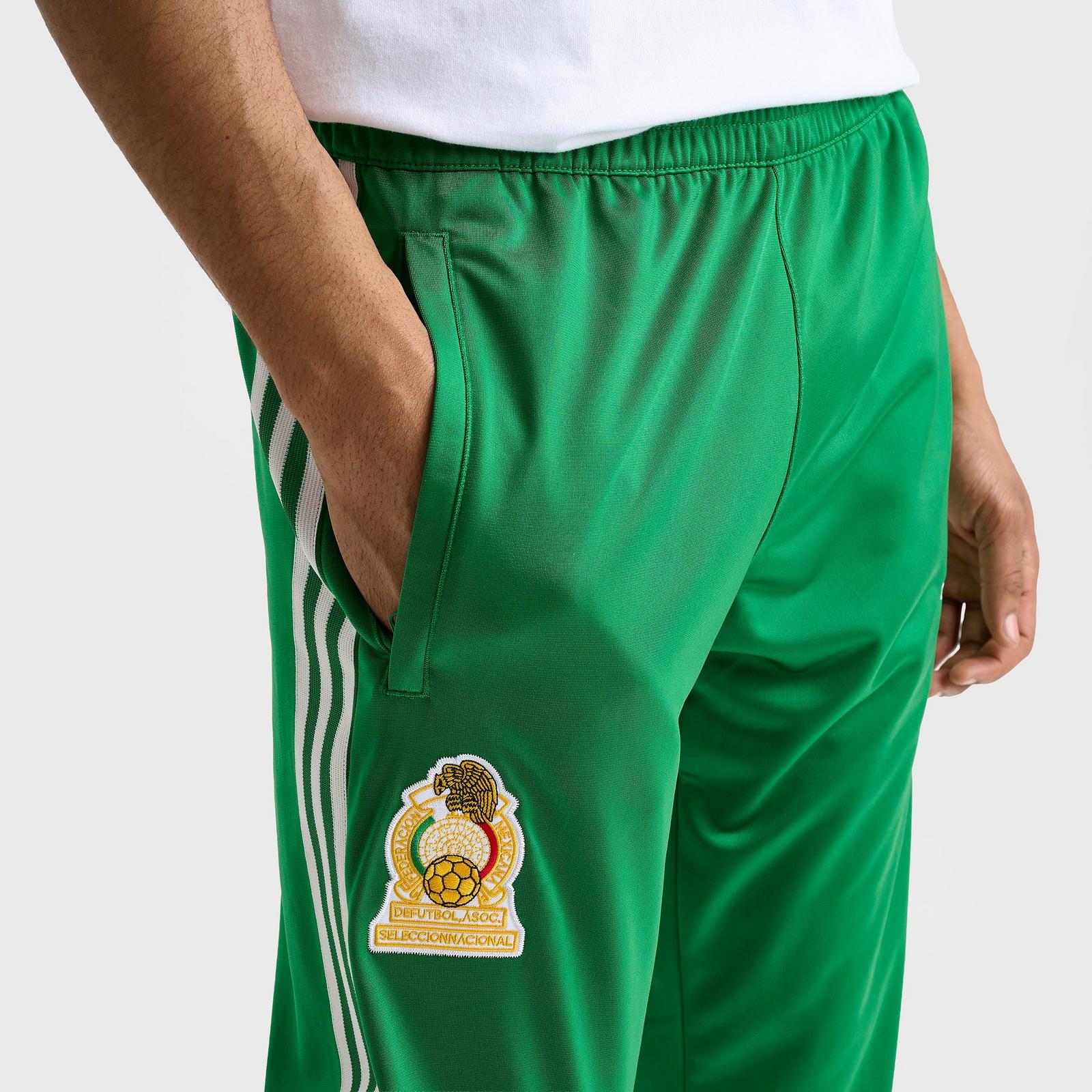 Men's adidas Mexico Home 1986 Soccer Track Pants - Green - view 5