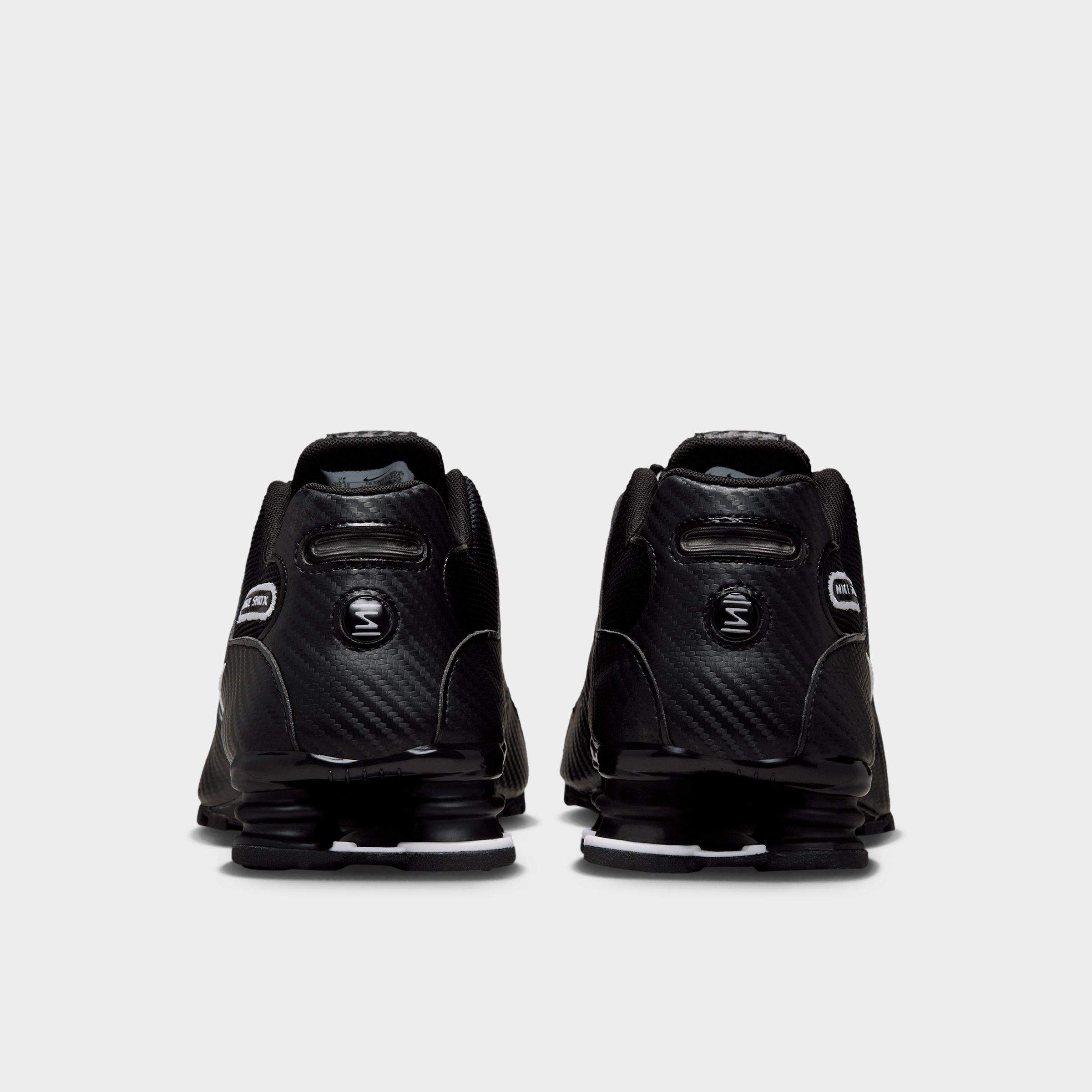 Men's Nithtke Shox NZ Casual Shoes - Black/White/Black - Back view