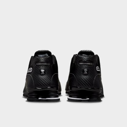 Men's Nithtke Shox NZ Casual Shoes - Black/White/Black - Back view
