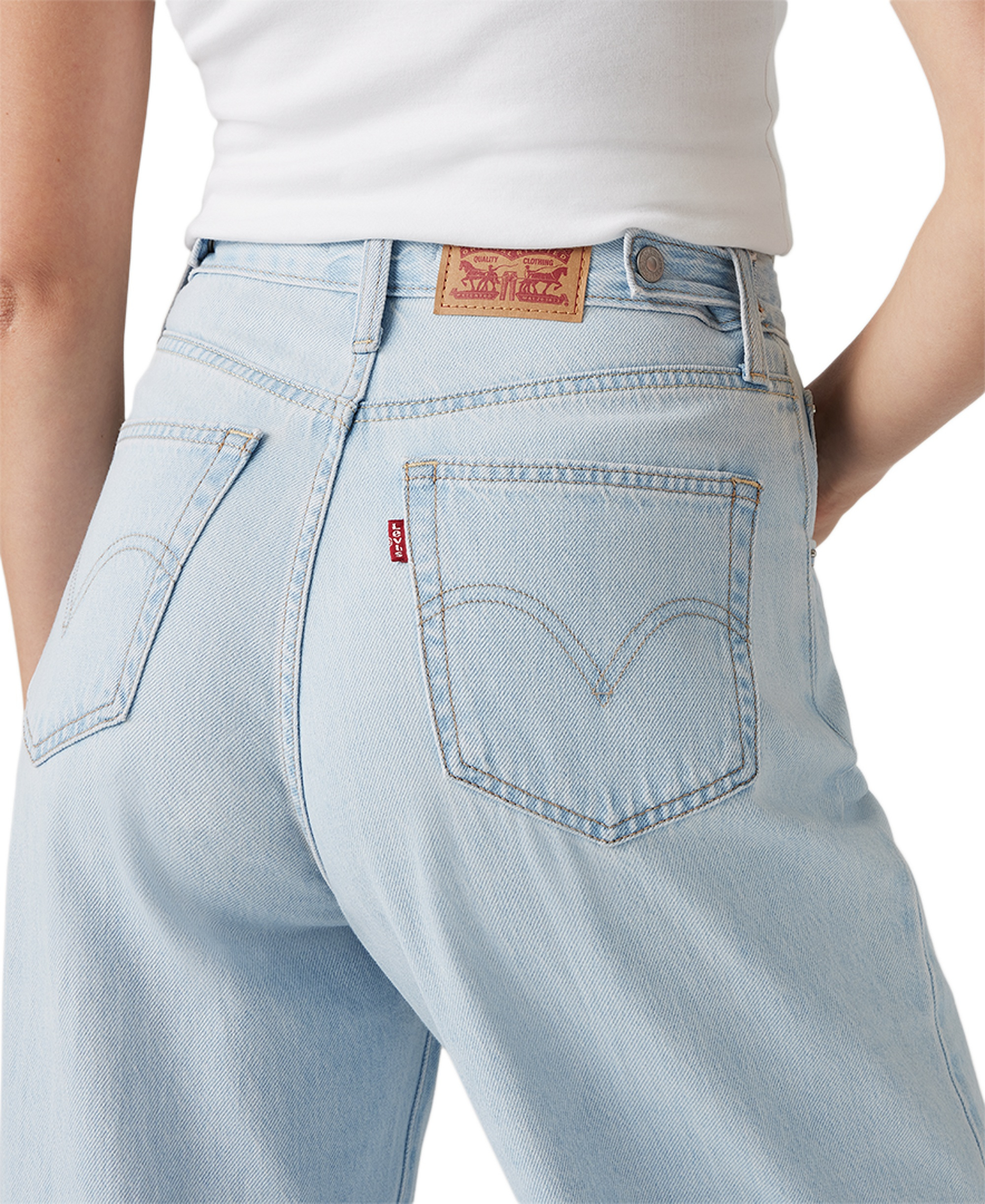 Levi's Women's Cinch-Waist Lightweight Baggy Jeans - Never Going To Change