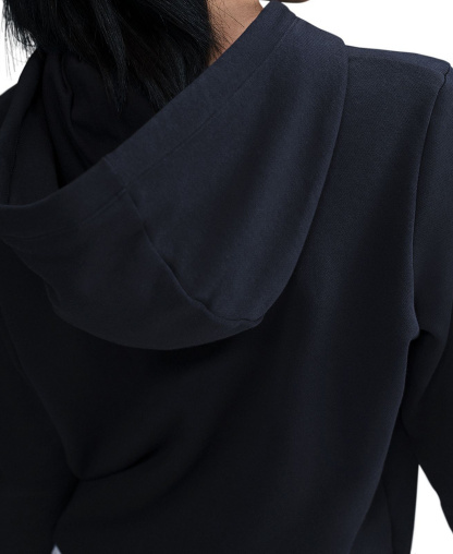 Nike Women's Sportswear Club Fleece Pullover Hoodie - Obsidian/white