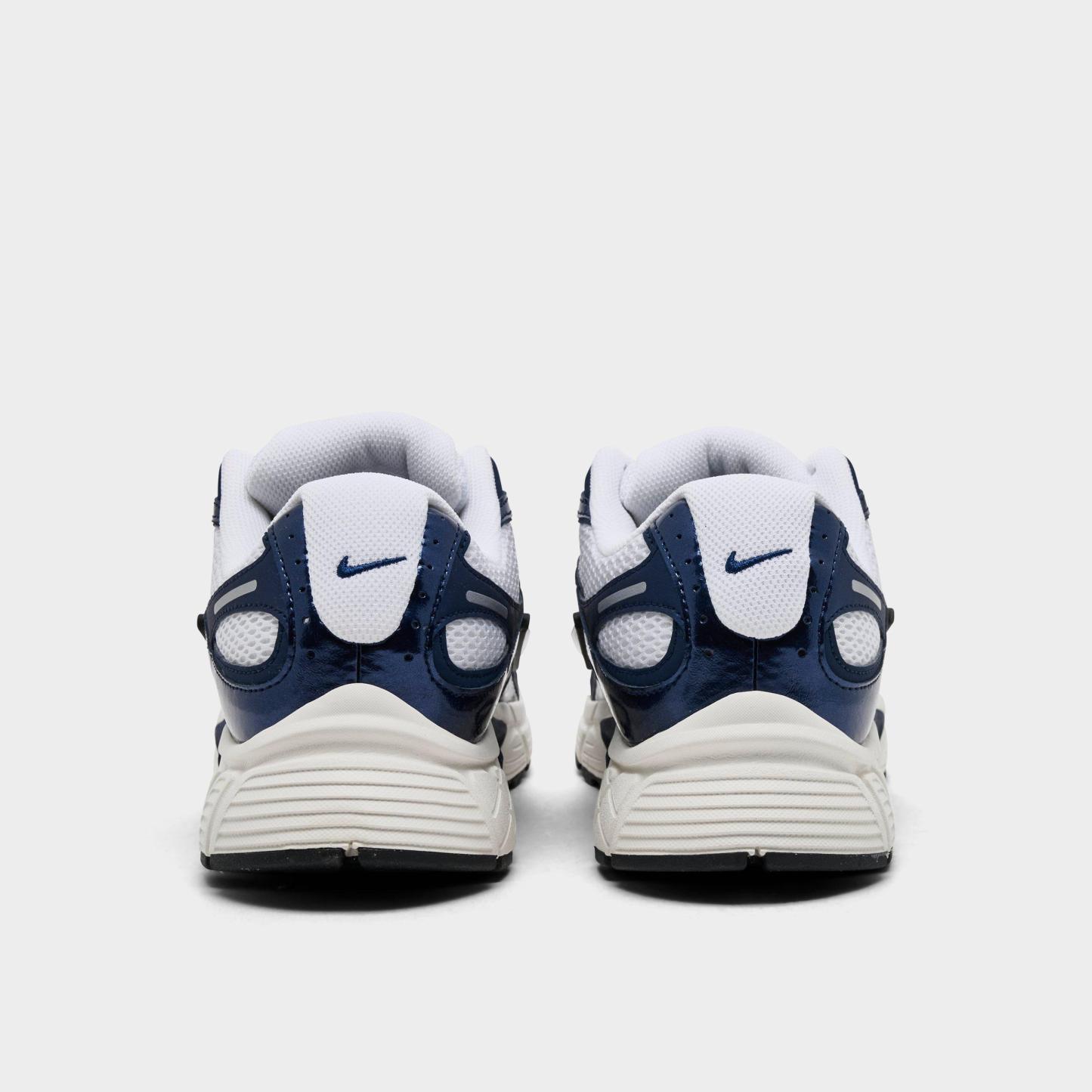 Men's Nithtke V5 RNR Casual Shoes - Part 2 - White/Midnight Navy/Metallic Silver/White - Back view