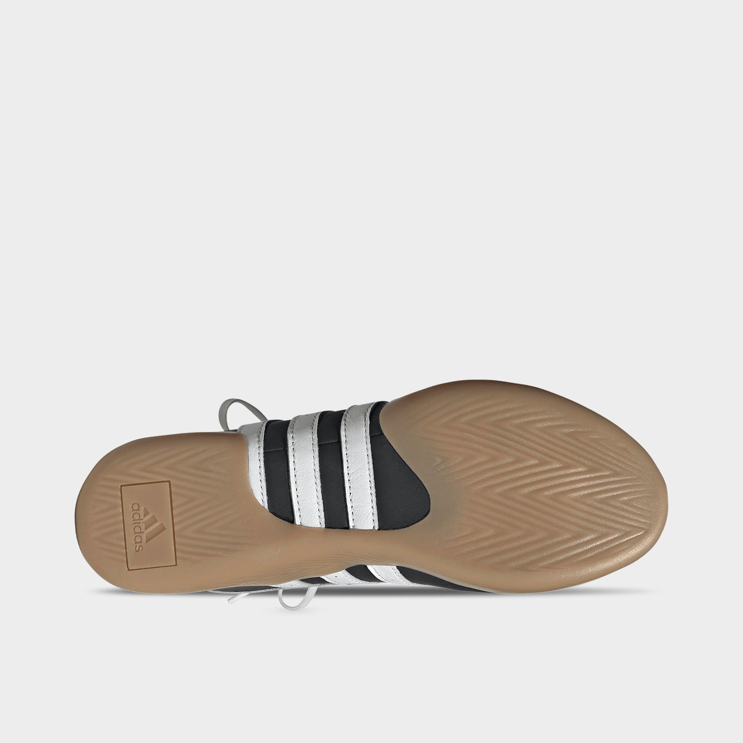 Women's adidas Originals Taekwondo Mei Ballet Casual Shoes - Core Black/Cloud White/Gum (JR7031-001) - Bottom view